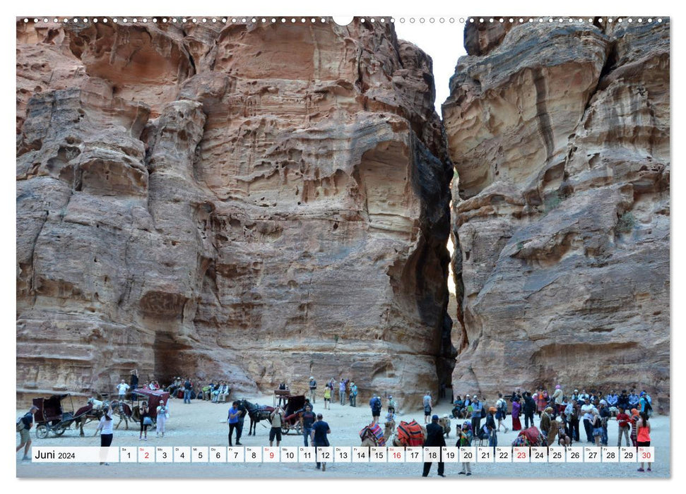 PETRA, la légendaire cité nabatéenne (Calendrier mural CALVENDO 2024) 