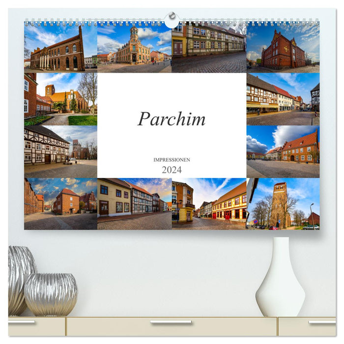 Parchim Impressionen (CALVENDO Premium Wandkalender 2024)