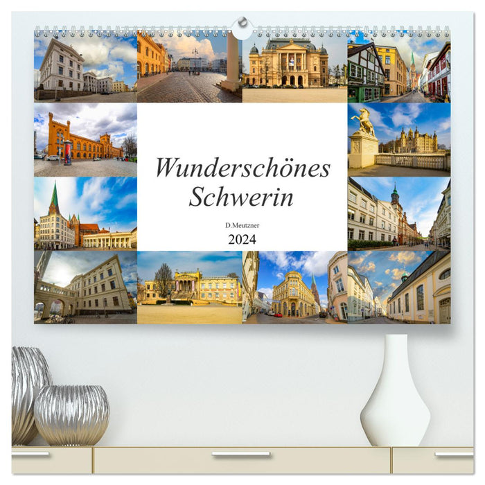 Wunderschönes Schwerin (CALVENDO Premium Wandkalender 2024)