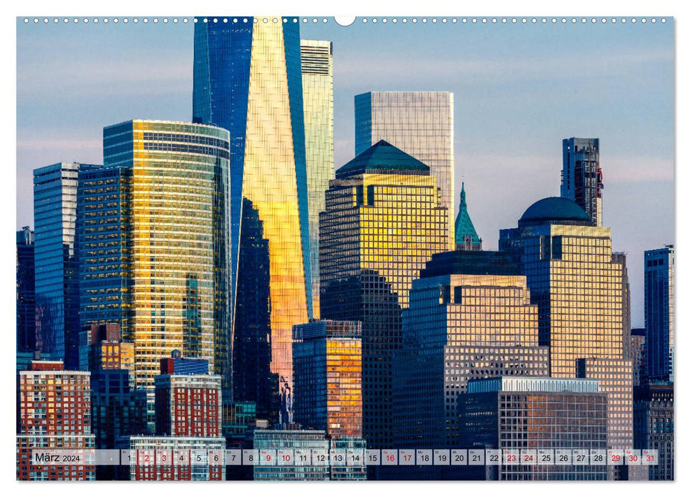 New York - États-Unis d'Amérique (Calvendo Premium Wall Calendar 2024) 