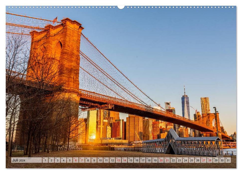 New York - États-Unis d'Amérique (Calvendo Premium Wall Calendar 2024) 