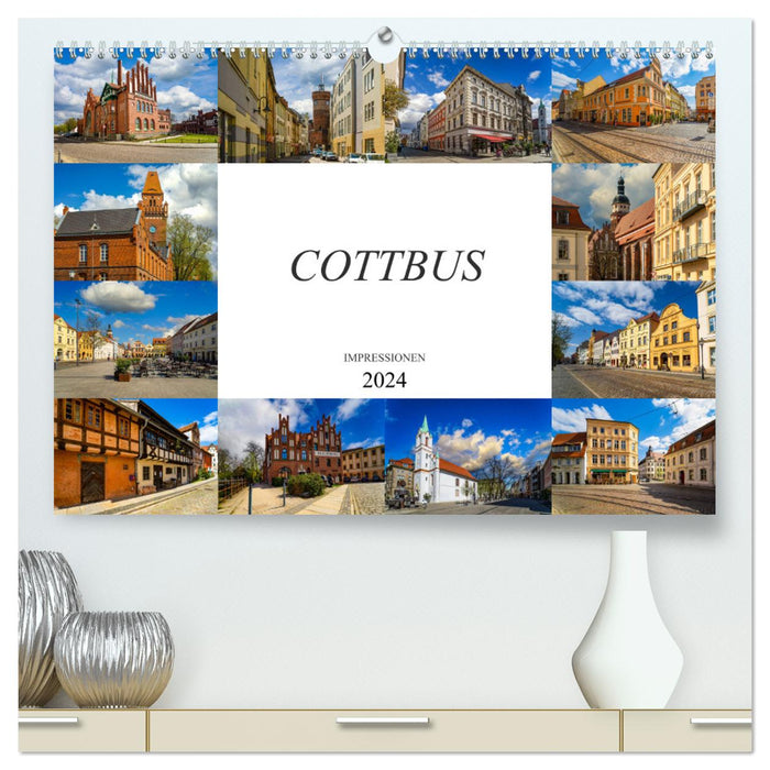 Cottbus Impressionen (CALVENDO Premium Wandkalender 2024)