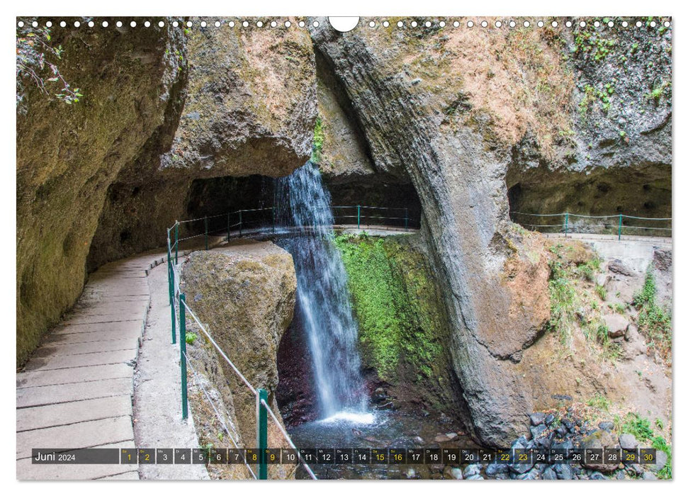 Madère - beauté volcanique de l'Atlantique (calendrier mural CALVENDO 2024) 