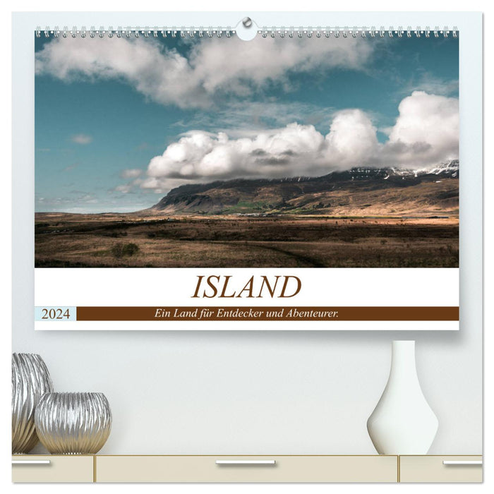 Island. Ein Land für Entdecker und Abenteurer. (CALVENDO Premium Wandkalender 2024)