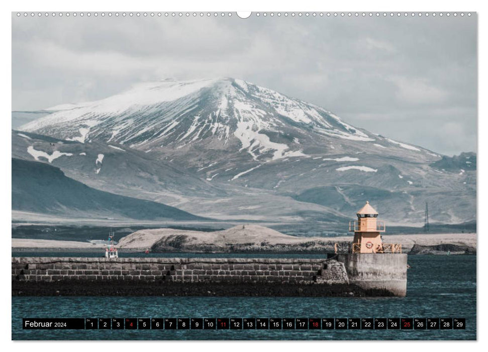 Island. Ein Land für Entdecker und Abenteurer. (CALVENDO Premium Wandkalender 2024)