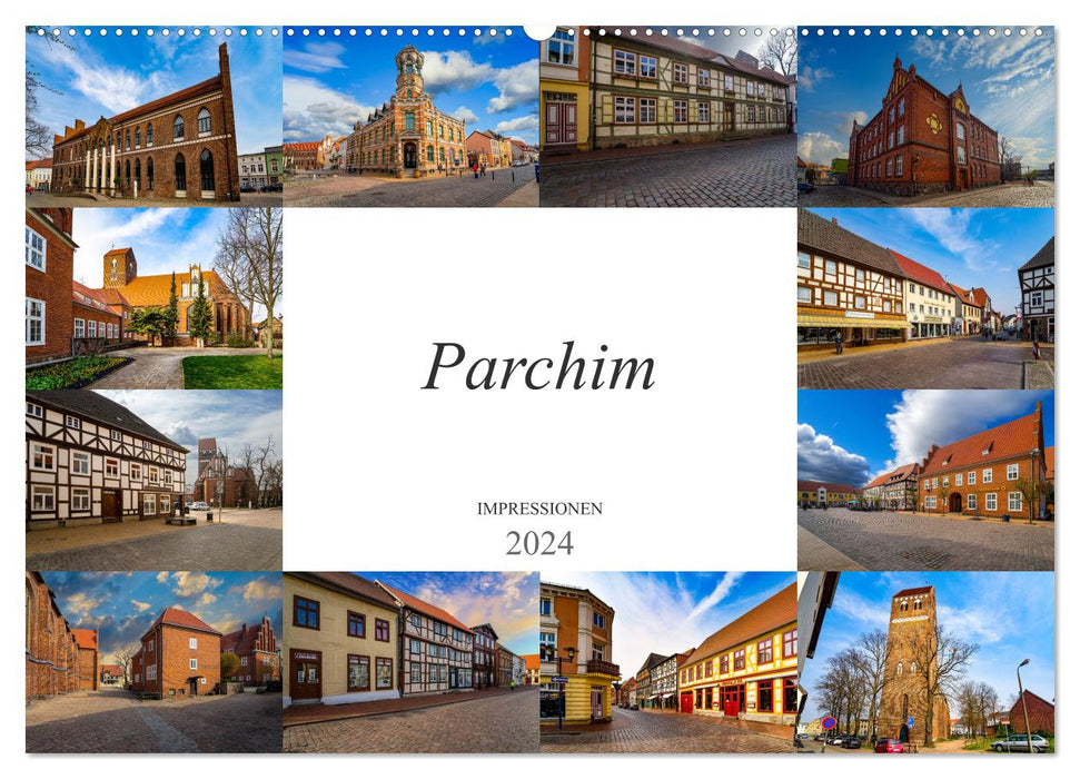 Impressions Parchim (Calendrier mural CALVENDO 2024) 