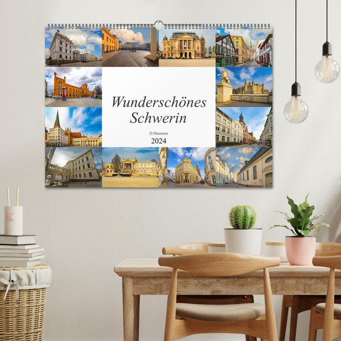 Beautiful Schwerin (CALVENDO wall calendar 2024) 