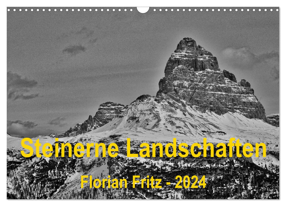 Steinerne Landschaften in Südtirol (CALVENDO Wandkalender 2024)