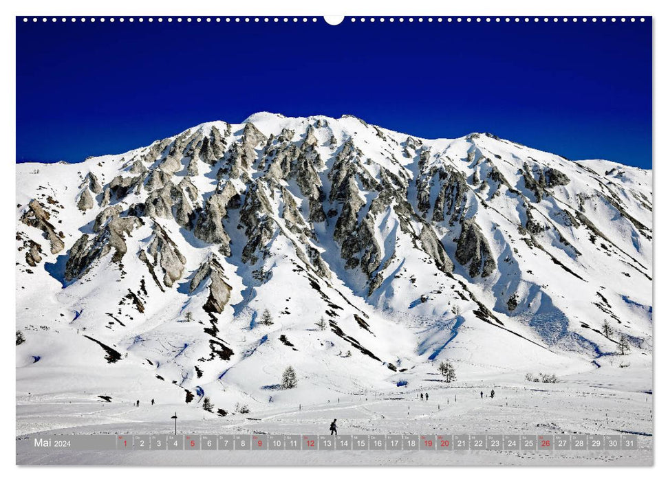 Tignes / Val d'Isère (CALVENDO Premium Wall Calendar 2024) 