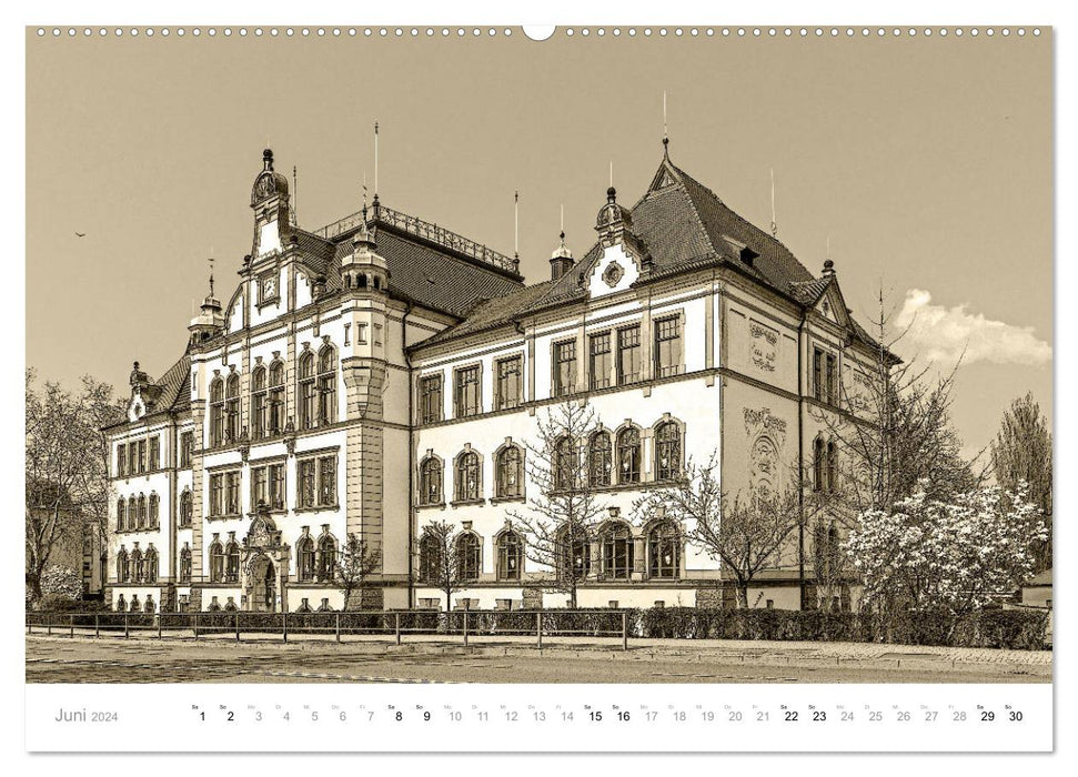 Nostalgiekalender Pirna (CALVENDO Premium Wandkalender 2024)