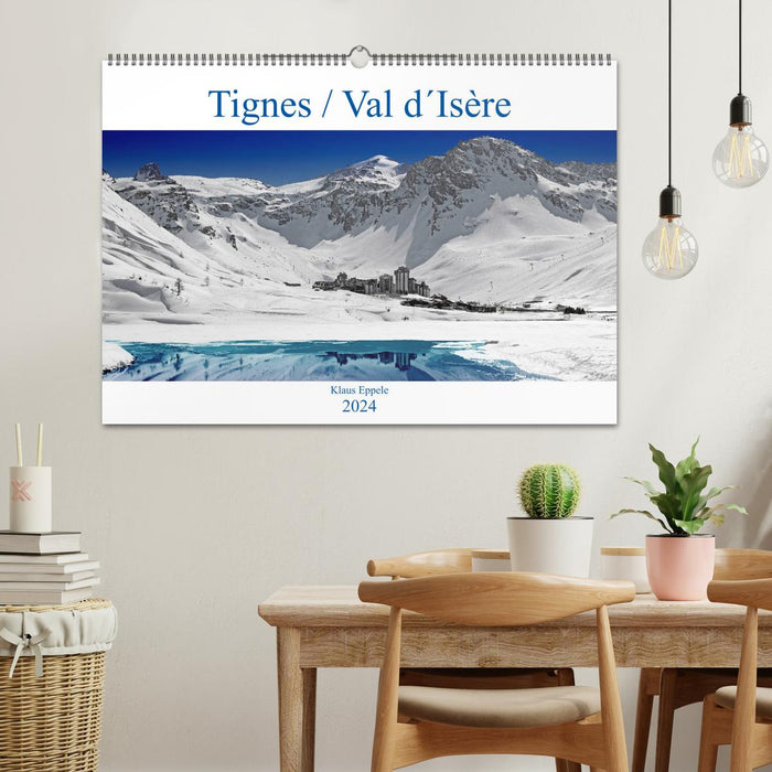 Tignes / Val d'Isère (CALVENDO wall calendar 2024) 