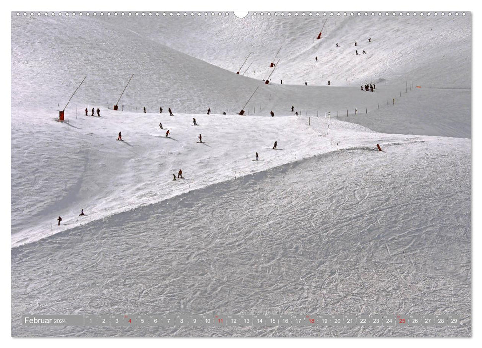 Tignes / Val d'Isère (Calendrier mural CALVENDO 2024) 