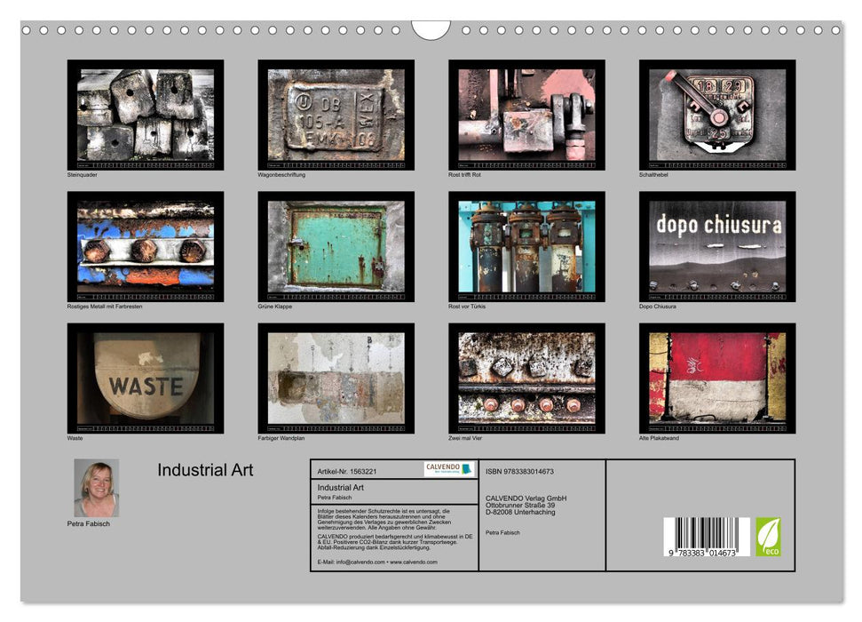 Fotokalender Industrial Art (CALVENDO Wandkalender 2024)