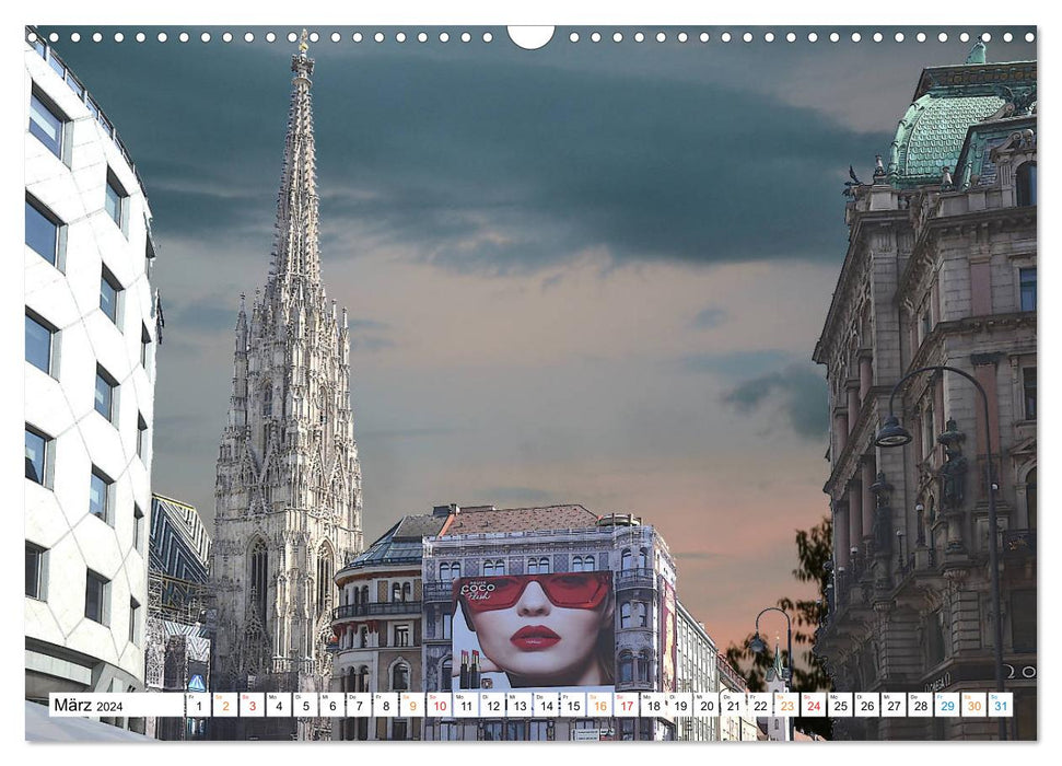 Vienna, a capital with flair (CALVENDO wall calendar 2024) 