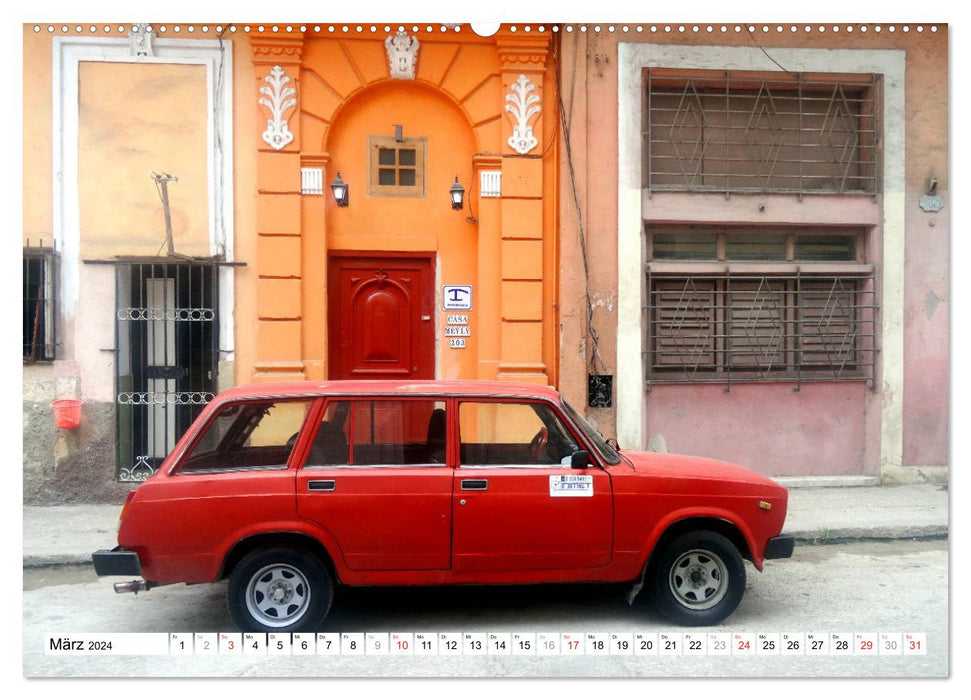 LADA KOMBI - Die sowjetische Auto-Legende WAS-2102 (CALVENDO Premium Wandkalender 2024)