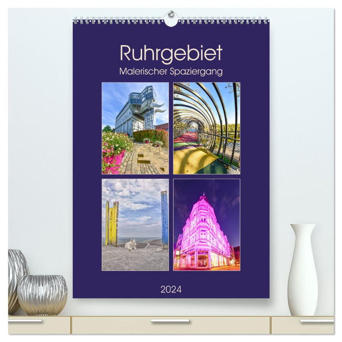 Région de la Ruhr – Promenade pittoresque (Calvendo Premium Wall Calendar 2024) 