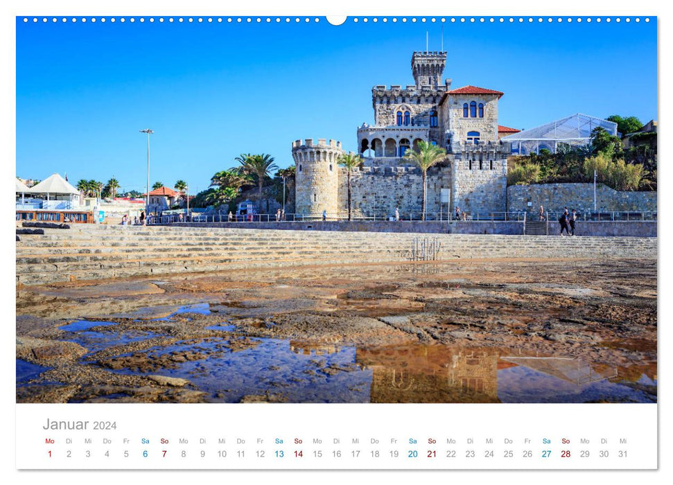 ESTORIL - die schönsten Badeorte Lissabons (CALVENDO Premium Wandkalender 2024)