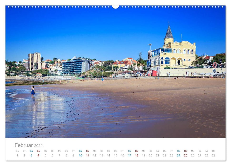 ESTORIL - the most beautiful seaside resorts in Lisbon (CALVENDO Premium Wall Calendar 2024) 