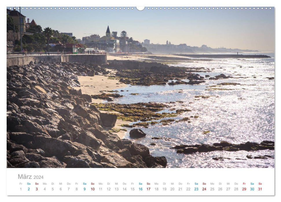 ESTORIL - die schönsten Badeorte Lissabons (CALVENDO Premium Wandkalender 2024)