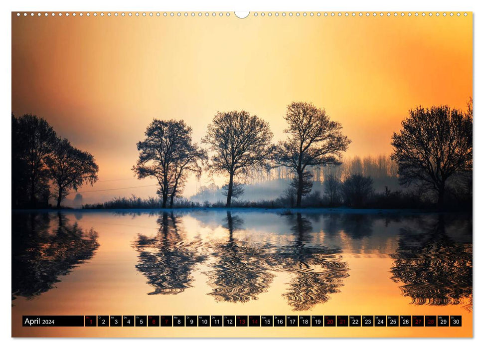 Landscapes in the light - picturesque and enchanting (CALVENDO wall calendar 2024) 