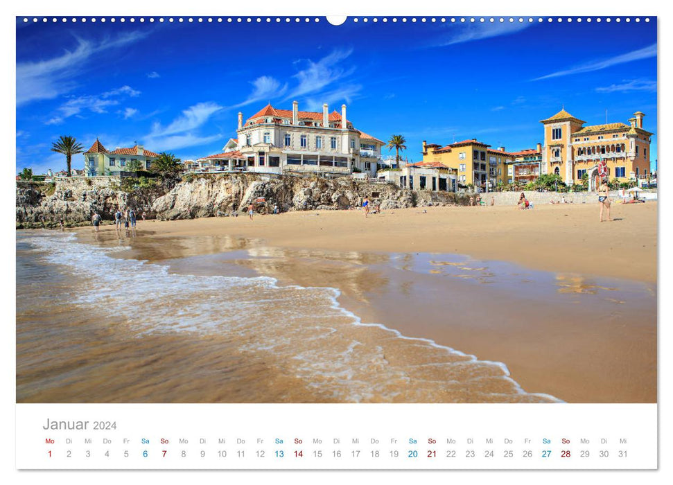 CASCAIS - the most beautiful seaside resorts in Lisbon (CALVENDO Premium Wall Calendar 2024) 