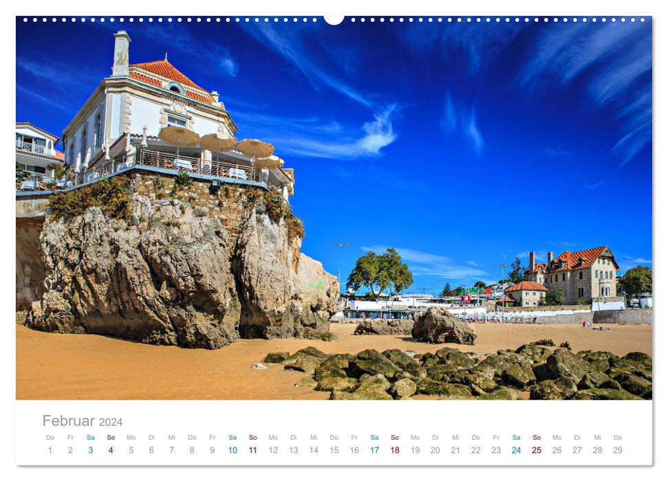 CASCAIS - the most beautiful seaside resorts in Lisbon (CALVENDO Premium Wall Calendar 2024) 