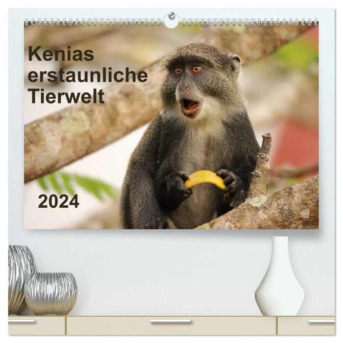 Kenias erstaunliche Tierwelt (CALVENDO Premium Wandkalender 2024)