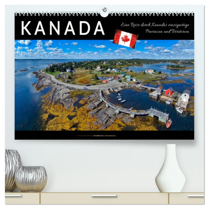 Canada - un voyage à travers les provinces et territoires uniques du Canada (Calendrier mural CALVENDO Premium 2024) 