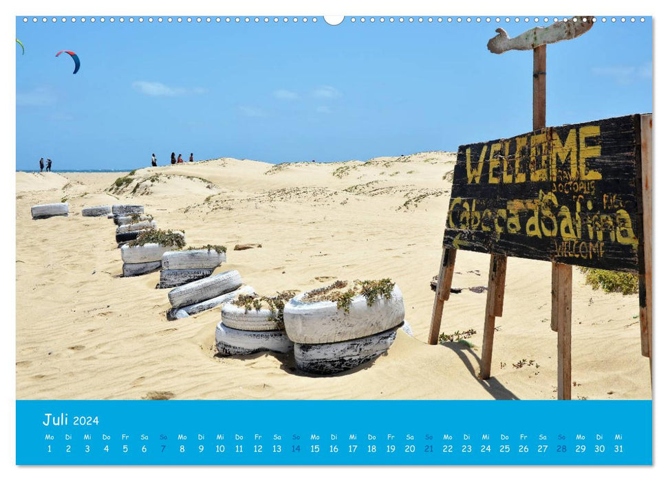 Cabo verde island whispers - Ilha do Sal (CALVENDO Premium Wall Calendar 2024) 