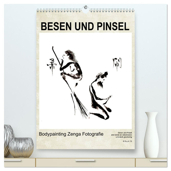 BALAI ET PINCEAU Bodypainting Zenga Photography (Calvendo Premium Wall Calendar 2024) 