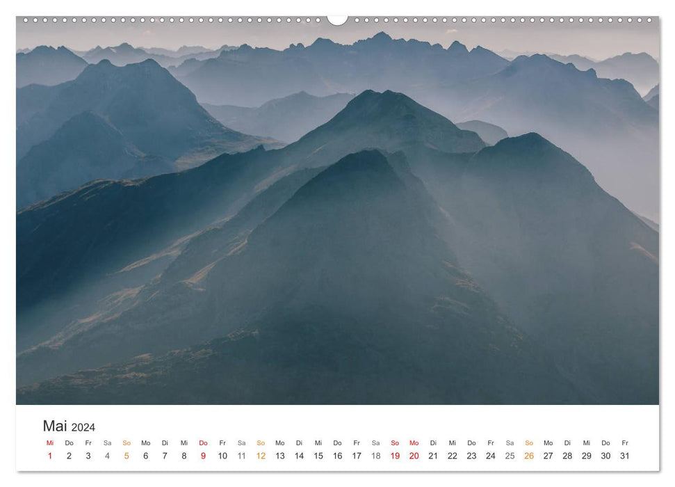 Rock and trunk: Allgäu and Alps (CALVENDO Premium Wall Calendar 2024) 