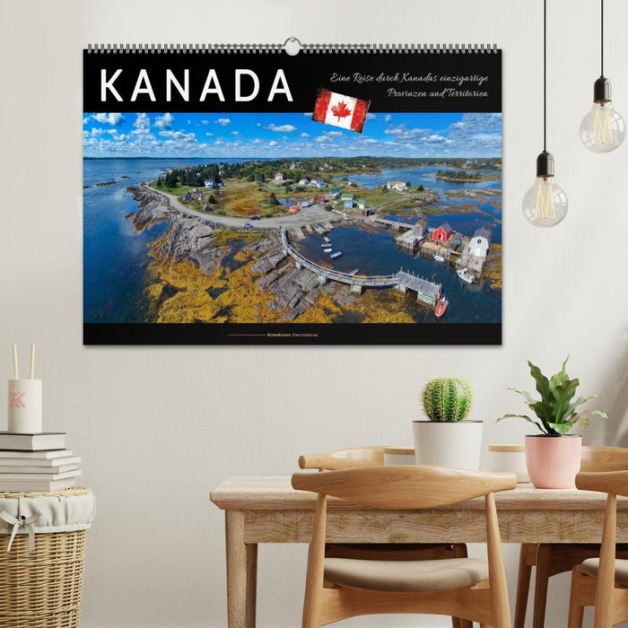 Canada - un voyage à travers les provinces et territoires uniques du Canada (calendrier mural CALVENDO 2024) 