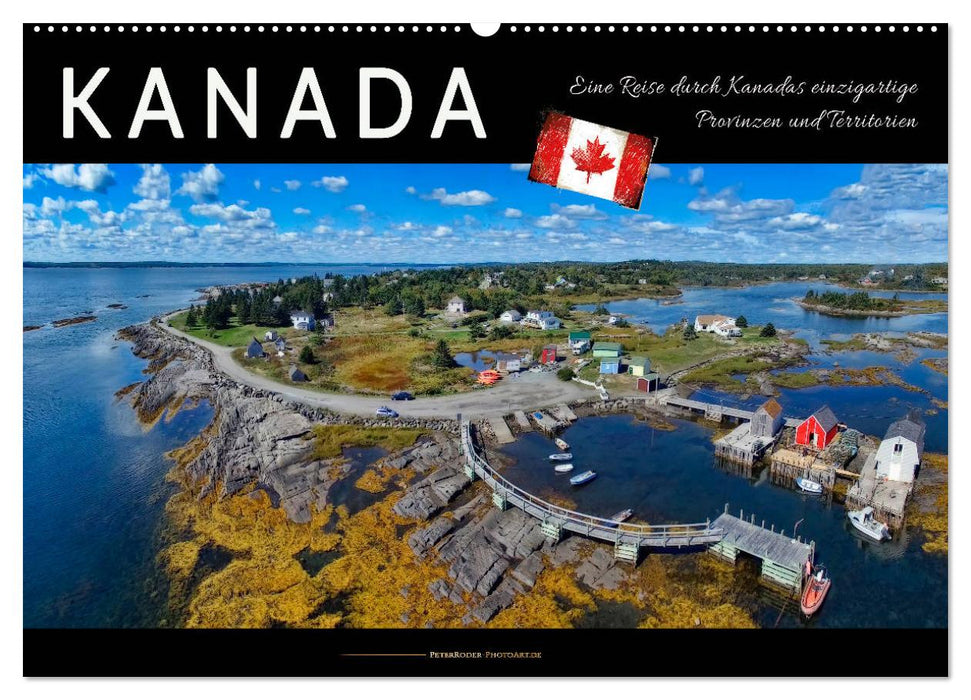Canada - un voyage à travers les provinces et territoires uniques du Canada (calendrier mural CALVENDO 2024) 