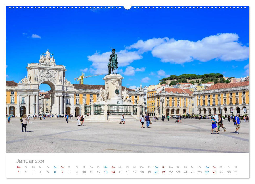 Lisbon - City of Kings (CALVENDO Premium Wall Calendar 2024) 