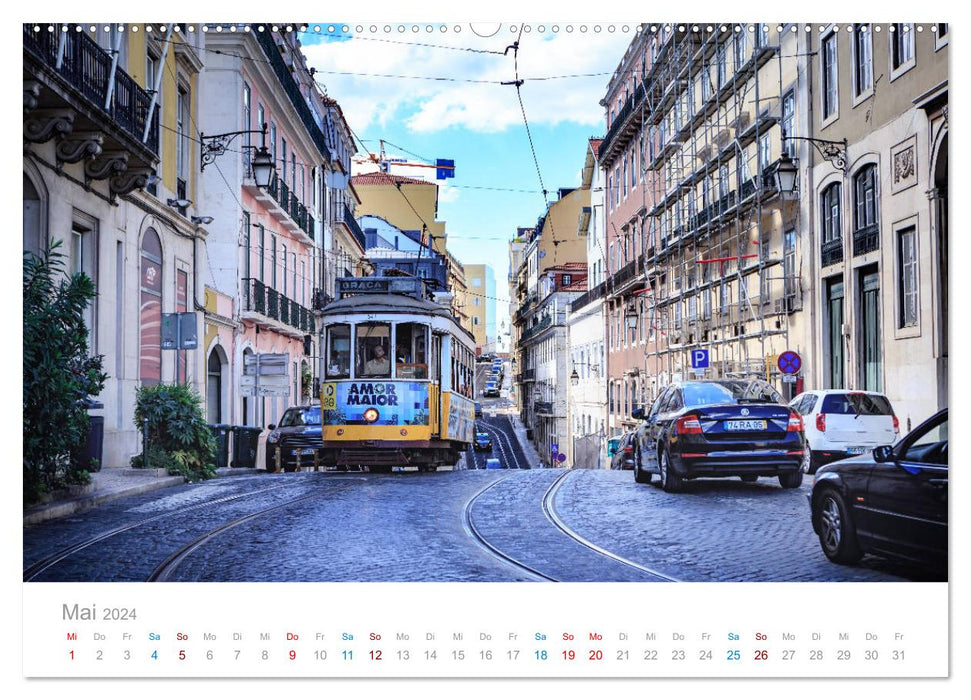 Lissabon - Stadt der Könige (CALVENDO Premium Wandkalender 2024)