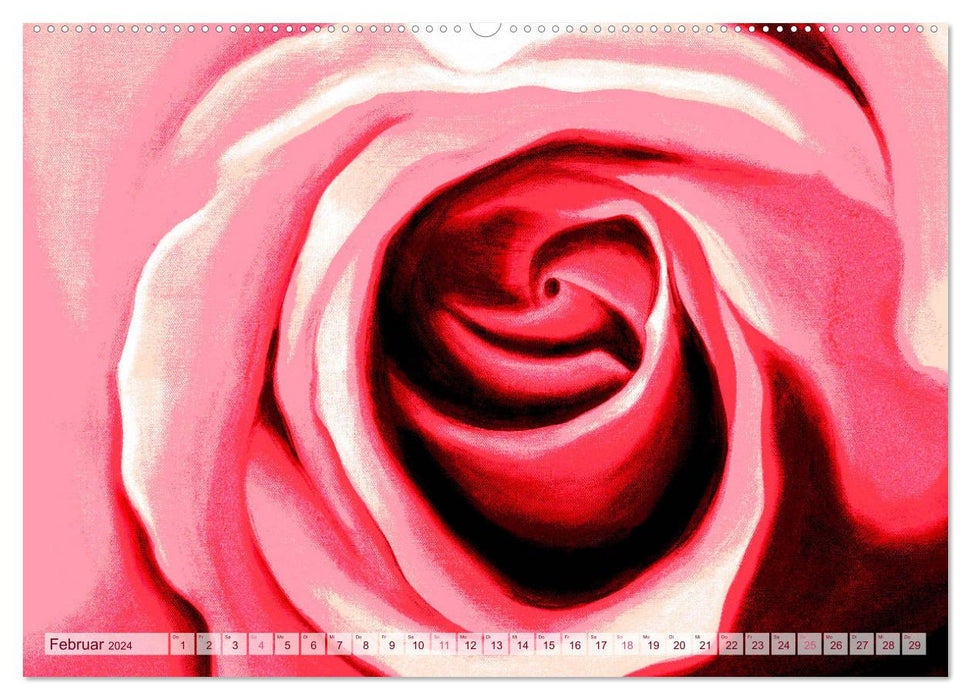 Rose Power (CALVENDO Premium Wall Calendar 2024) 