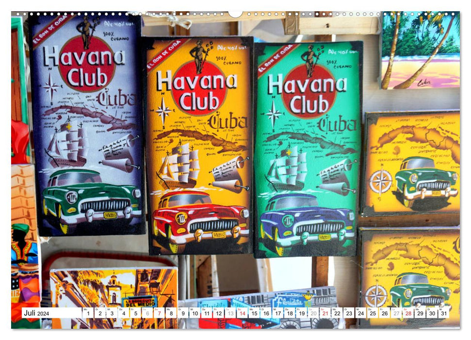 Vintage car art - old cars on canvas (CALVENDO Premium Wall Calendar 2024) 