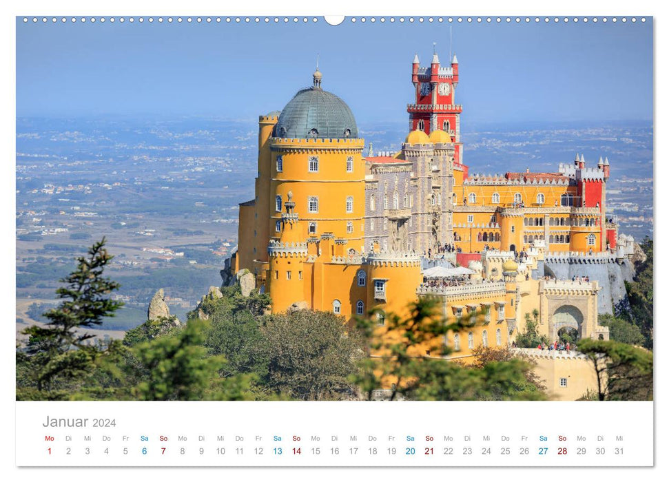 Sintra - Sommerresidenz der Könige (CALVENDO Premium Wandkalender 2024)