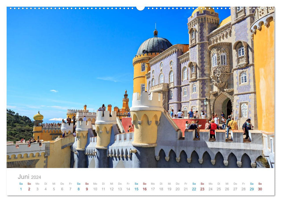 Sintra - Summer Residence of the Kings (CALVENDO Premium Wall Calendar 2024) 