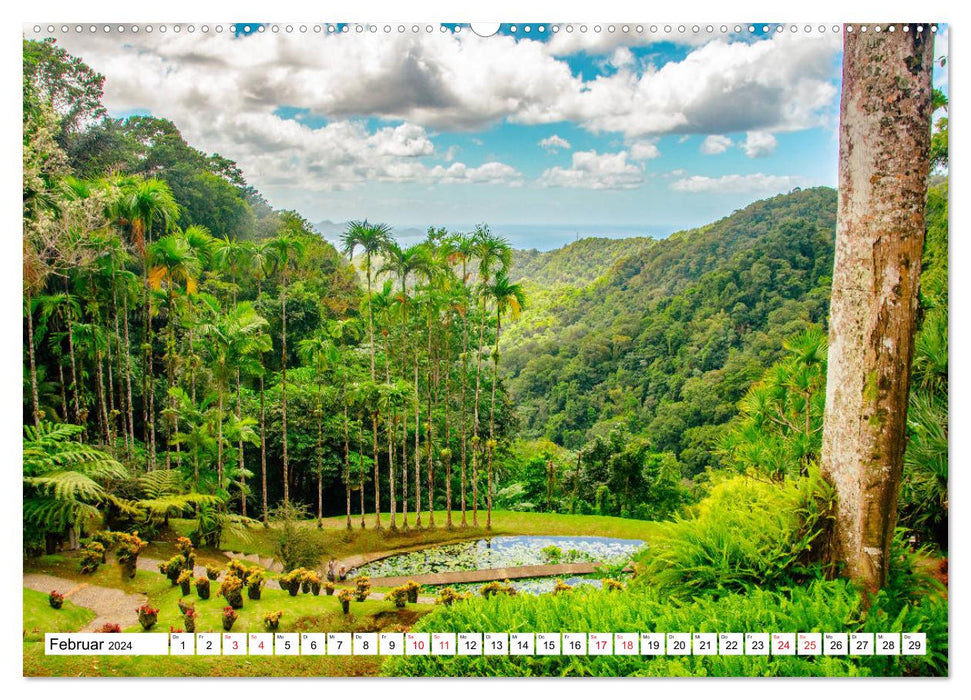 Martinique - Caribbean Beauty (CALVENDO Premium Wall Calendar 2024) 