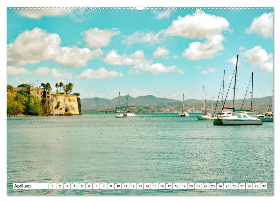 Martinique - Caribbean Beauty (CALVENDO Premium Wall Calendar 2024) 