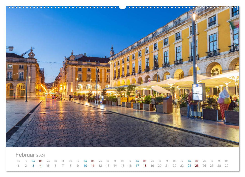 Lissabon - Stadt der Könige (CALVENDO Wandkalender 2024)