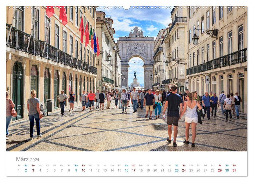 Lisbon - City of Kings (CALVENDO wall calendar 2024) 