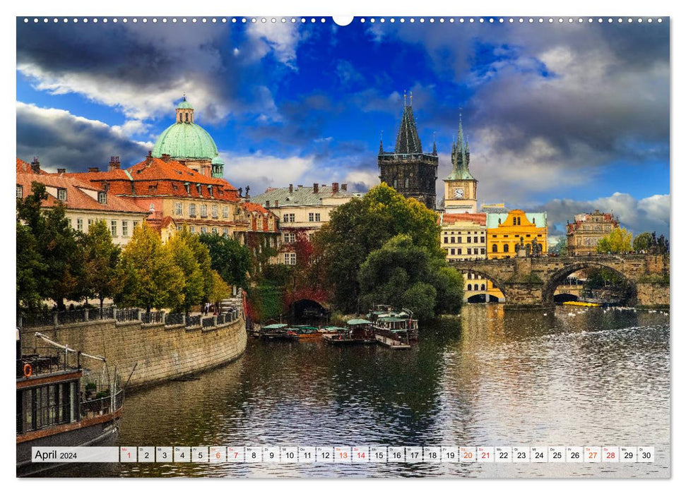 Europa Die Hauptstädte (CALVENDO Premium Wandkalender 2024)
