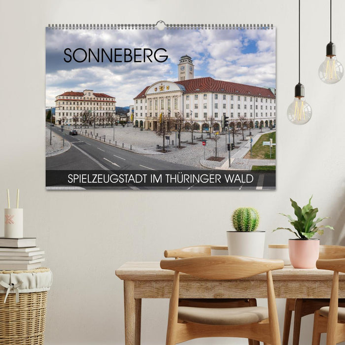 Sonneberg - toy town in the Thuringian Forest (CALVENDO wall calendar 2024) 