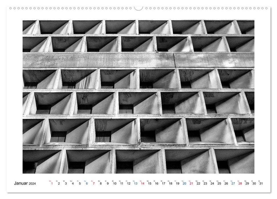 Cologne - City &amp; Concrete (CALVENDO wall calendar 2024) 