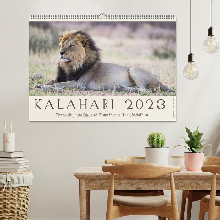 Kalahari - Animal wealth in the Kgalagadi Transfrontier Park, South Africa (CALVENDO wall calendar 2024) 