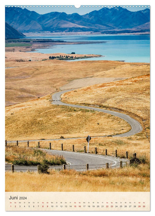 Découvrez la Nouvelle-Zélande (Calendrier mural CALVENDO 2024) 