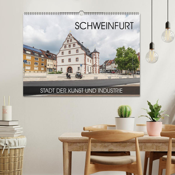 Schweinfurt - Stadt der Kunst und Industrie (CALVENDO Wandkalender 2024)