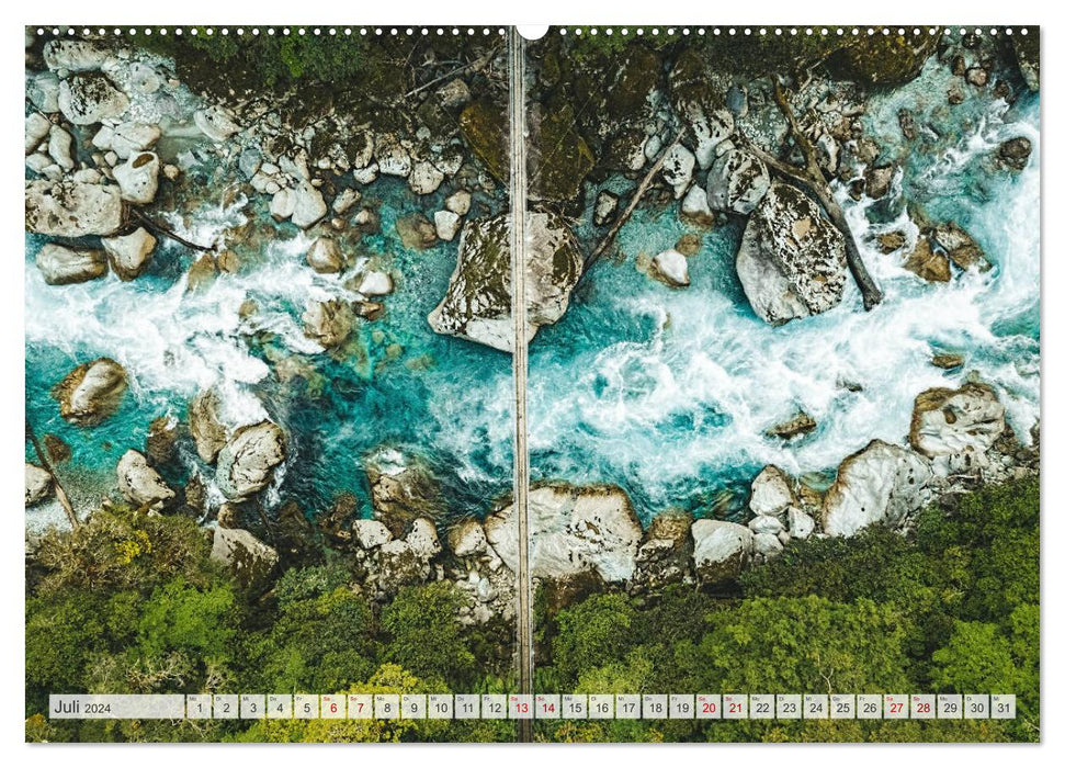 Neuseeland - Landschaftsträume (CALVENDO Premium Wandkalender 2024)